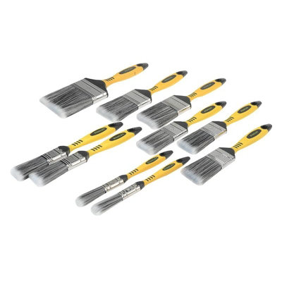  - Stanley Hand Tools Loss Free Synthetic Brush Set10 Piece Multi Colour (One Size)