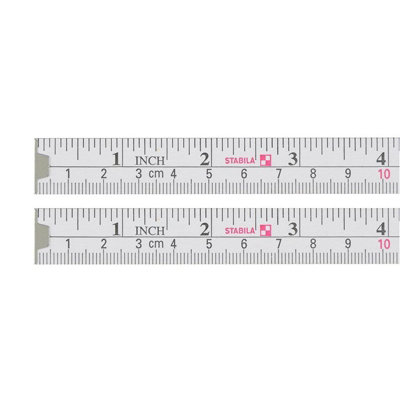 Stabila Wooden Folding Rule 2M/78In White (One Size) from B&Q