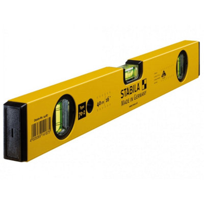 Stabila 70-2 Double Plumb Box Section Spirit Level Multi Colour (40Cm) from B&Q