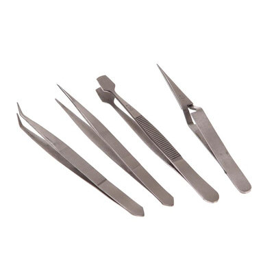 Faithfull Tweezer Set4 Piece Multi Colour (One Size) from B&Q