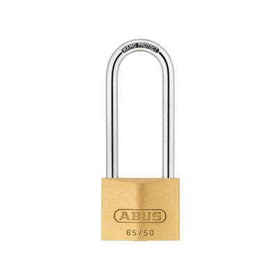 B&Q Abus Mechanical 65 Series Br Padlock Multi Colour (50Mm Long Shackle 80Mm)