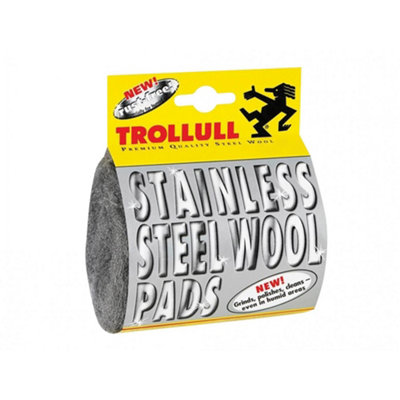 B&Q -  Stainless Steel Wool Pads (Pack 2) Multi Colour (One Size)