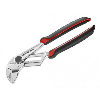 Facom Pwf250Cb Plier Wrench Bi-Material Grips 250mm Multi Colour (One Size) from B&Q