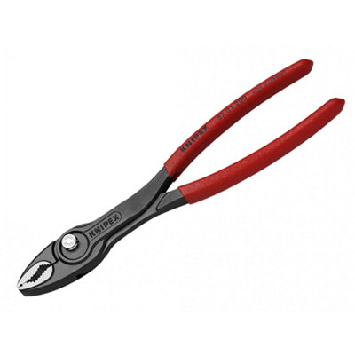Knipex 82 Series Twingrip Slip Joint Pliers Multi Colour (Pvc Grip200mm) from B&Q