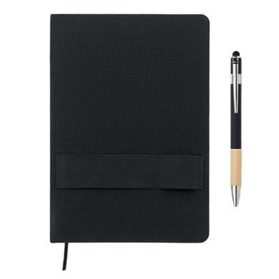 Midocean Nota A5 Notebook & Pen Black (21Cm X 14.5Cm X 1.2Cm) from B&Q