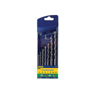 Irwin Masonry Drill Bit Set7 Piece Multi Colour (One Size)