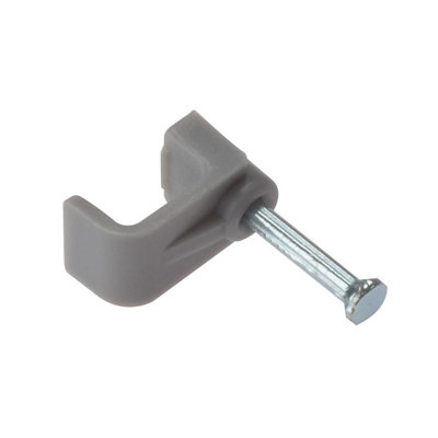 Forgefix Flat Cable Clips Multi Colour (4.00mm) from B&Q