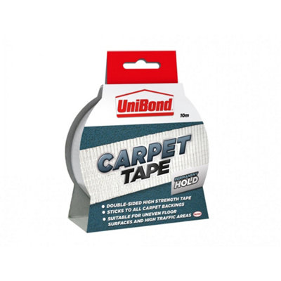 Unibond Diy Carpet Tape 50mm X 10M Multi Colour (One Size) from B&Q