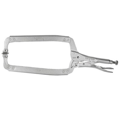 Irwin Vise-Grip Locking C-Clamp Swivel Pad Multi Colour (450mm (18In)) from B&Q