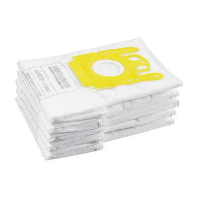 Karcher Vc Fleece Vacuum Bags Pack Of 5 Multi Colour (One Size) from B&Q