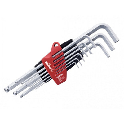Wiha Prostar Hex Ball End L-Key Set9 Piece Multi Colour (One Size) from B&Q