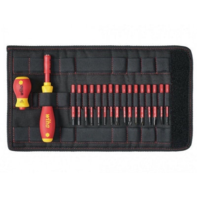 B&Q -  Softfinish Electric Slimvario Screwdriver Set19 Piece Multi Colour (One Size)