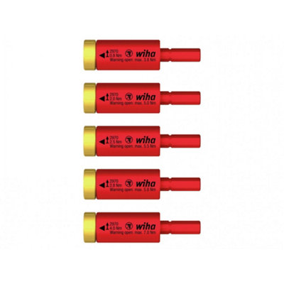 B&Q -  Electric Easytorque Adapter Set5 Piece Multi Colour (One Size)