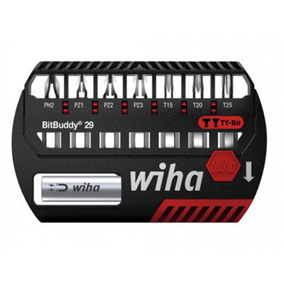 Wiha Bitbuddy Ty Bit Set8 Piece Multi Colour (One Size)