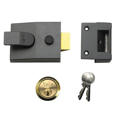 Yale Locks 91 Basic Nightlatch 60Mm Backset Dmg Finish Box 5063750550077 - Image 5