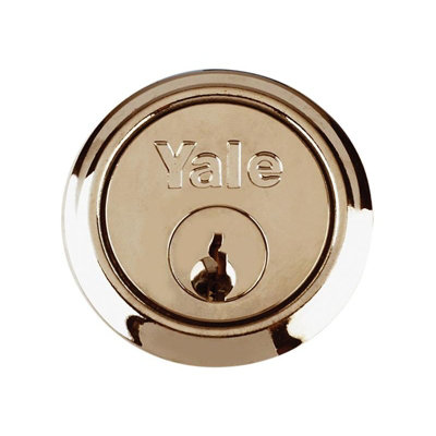 B&Q Yale Locks 1109 Replacement Rim Cylinders Polished Br (Polished Br Box)