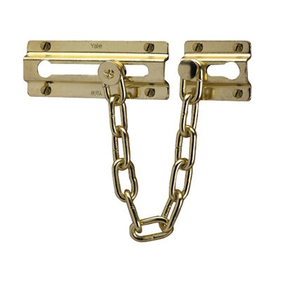  - Yale Locks P1037 Door Chain Br (Br Finish)