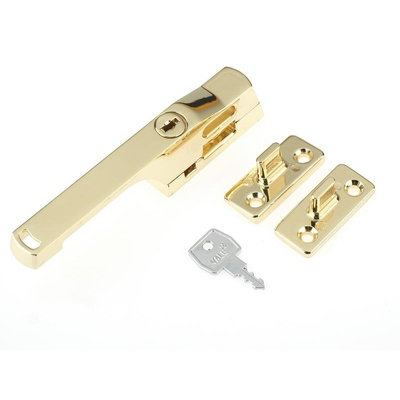  - Yale Locks P115 Lockable Window Handle Multi Colour (Polished Br Finish)