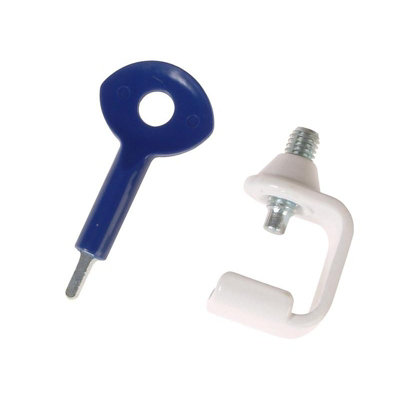  - Yale Locks P121 Window Stay Clamp White (One Size)