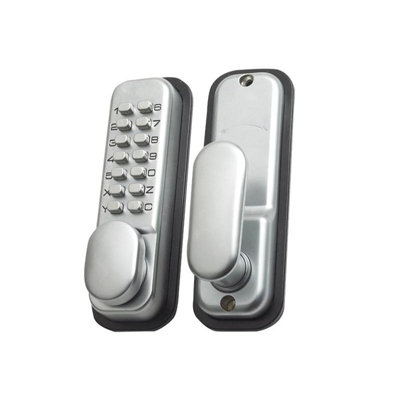 Yale Locks P-Dl02-Sc Push Button Door Lock Chrome Finish Hold Open Function - Satin Chrome - Image 5