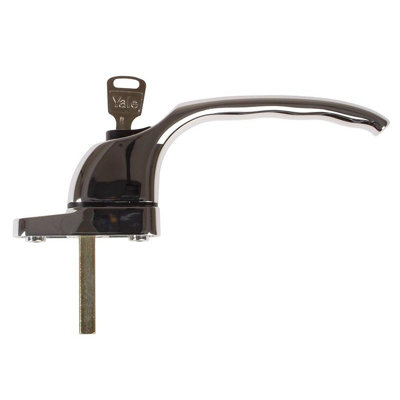  - Yale Locks Pvcu Window Handle Polished Chrome (Polished Br Finish Ywhlck40N-Pb)