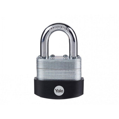 Yale Locks High Security Laminated Steel Padlock Multi Colour (50mm) from B&Q