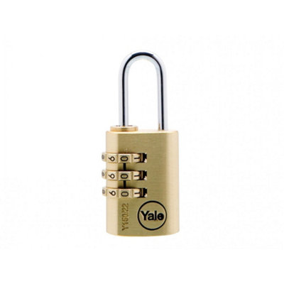 Yale Locks Br Combination Padlock Multi Colour (22mm) from B&Q