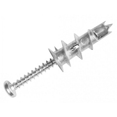 B&Q -  Metal Self-Drill Plasterboard Fixing Multi Colour (Pack Of 100)