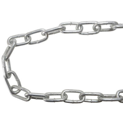 B&Q -  Galvanised Chain Galvanised (6 X 15M ReelMax Load 250Kg)