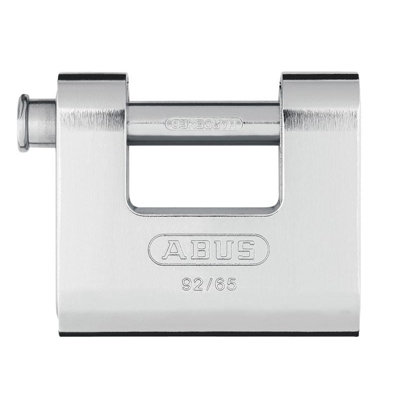 Abus Mechanical 92 Series Monoblock Shutter Padlock Multi Colour (65mm Carded) from B&Q