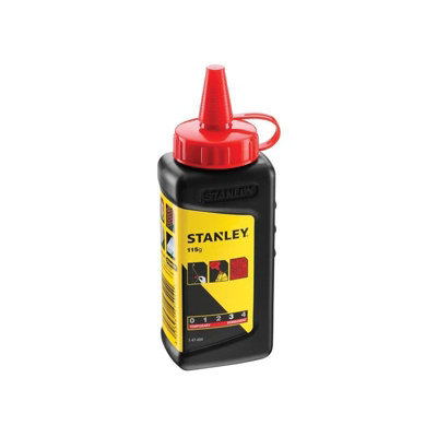  - Stanley Hand Tools Chalk Powder Refill Multi Colour (Red 225G)