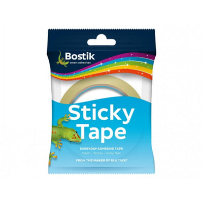 Bostik Sticky TapeClear 24mm X 50M Multi Colour (One Size) from B&Q