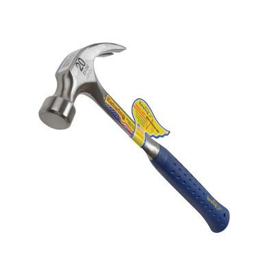 Estwing Curved Claw HammerVinyl Grip Multi Colour (560G (20Oz)) from B&Q