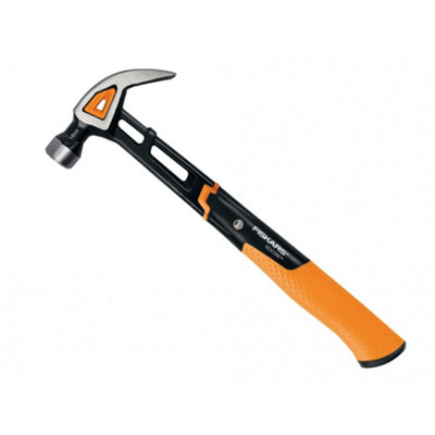 Fiskars Isocore Curved Finishing Hammer Multi Colour (450G (16Oz)) from B&Q