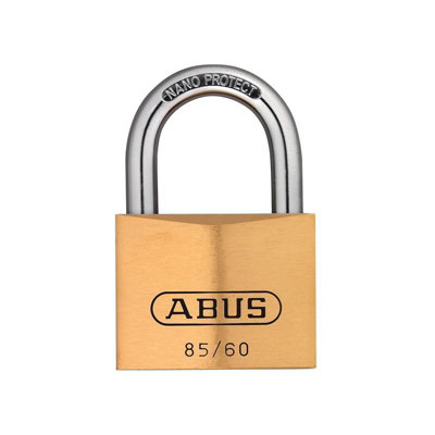Abus Mechanical 85 Series Br Padlock Multi Colour (60mm Keyed 2703) from B&Q