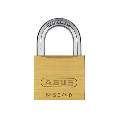 Abus Mechanical 55 Series Br Padlock Multi Colour (40mm Keyed Alike 5402) from B&Q