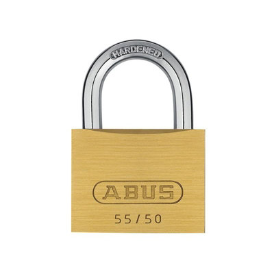 B&Q Abus Mechanical 55 Series Br Padlock Multi Colour (50Mm Keyed Alike 5501)