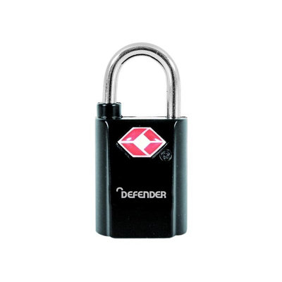 Defender Tsa Padlock Twin Pack 20mm Multi Colour (One Size) from B&Q