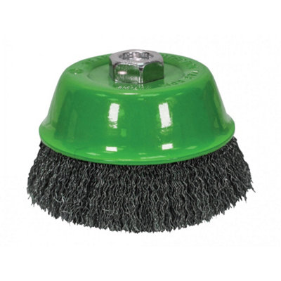 B&Q -  Wire Cup Brush Multi Colour (100 X M14 X 2 0.30mm Stainless)