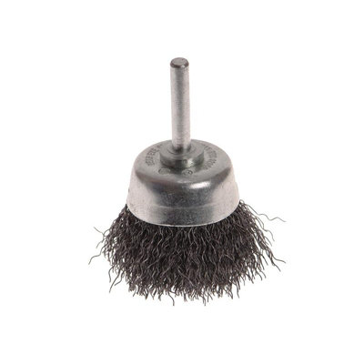 Faithfull Wire Brush Shaft Mounted Multi Colour (50 X 20Mm 0.30Mm)