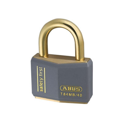 Abus Mechanical T84Mb Series Rustproof Padlock Grey (40mm Grey Keyed Alike 8405)