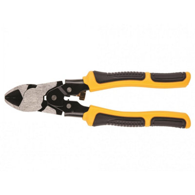 B&Q Dewalt Hand Tools Compound Action Diagonal Pliers 190Mm Multi Colour (One Size)