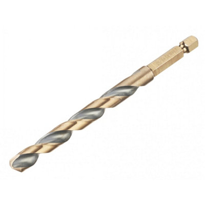 Dewalt Power Tools Black&gold Hex Hss-G Drill Bits Multi Colour (One Size) from B&Q