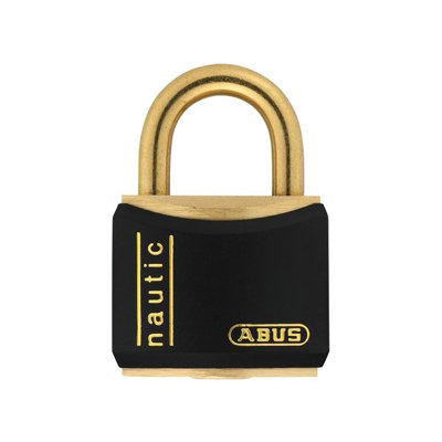 Abus Mechanical T84Mb Series Rustproof Padlock Black (30mm Black) from B&Q