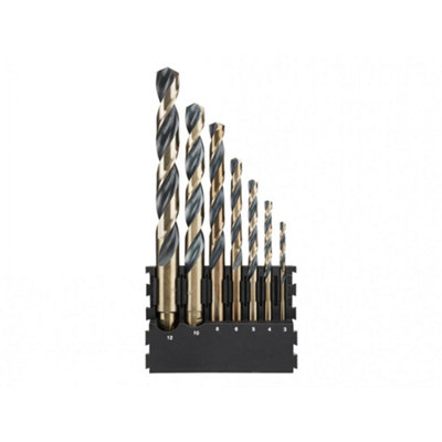  - Dewalt Power Tools Dt20620 Black&gold Hss Drill Set7 Piece Multi Colour (One Size)