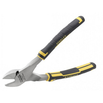 B&Q Stanley Hand Tools Fatmax Angled Diagonal Cutting Pliers Multi Colour (200Mm)
