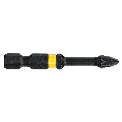 - Dewalt Power Tools Extreme Impact Torsion BitsPozidriv Multi Colour (Pz2 50mm Pack Of 5)