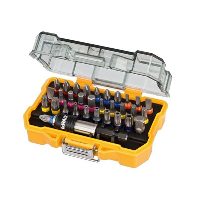 B&Q Dewalt Power Tools Dt7969qz Screwdriver Bit Set, Piece Multi Colour (One ) Size 32