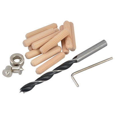 Faithfull DowelsDrill & Points Kit Multi Colour (10mm) from B&Q