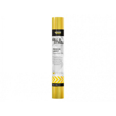 Everbuild Sika Roll & Stroll Premium Carpet Protector Multi Colour (600mm X 25M) from B&Q